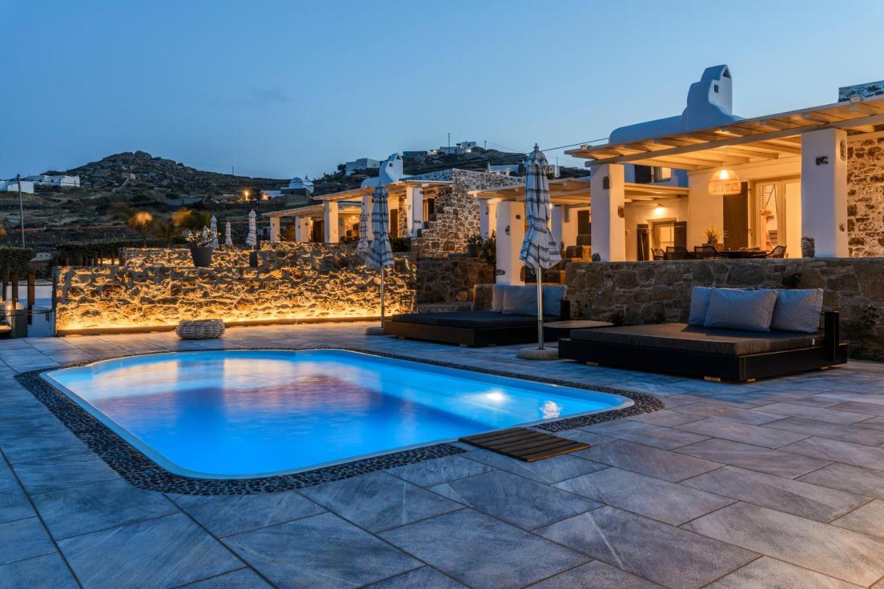Aurora Mykonos Villas Kalafatis Eksteriør bilde